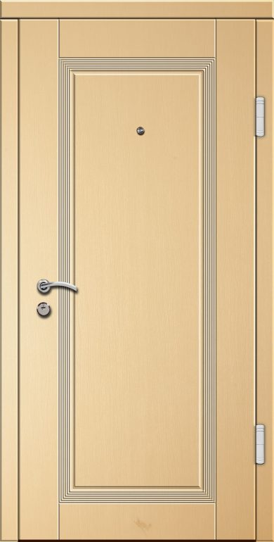 Входная дверь Престиж 100 960x2050 Правая, Снаружи: Сложный рисунок Ф109 Ясень жемчужный, Внутри: Сложный рисунок Ф109 Ясень жемчужный