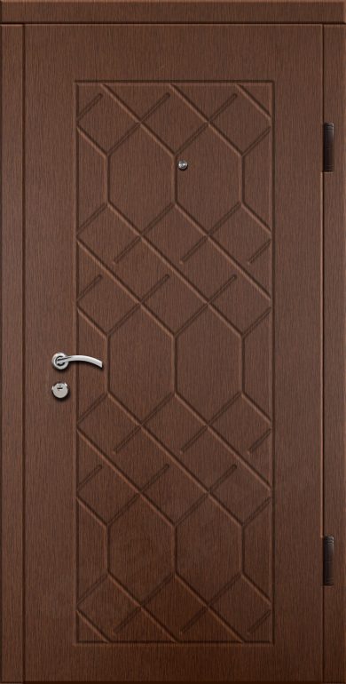 Входная дверь Стандарт 90 960x2050 Правая, Снаружи: Обычный рисунок Ф114 Венге магия, Внутри: Обычный рисунок Ф114 Венге магия